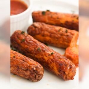 Fried Chicken Frank (Hot Dog)